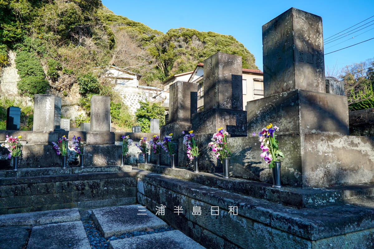 乗誓寺・宮井家(宮与)墓所-1(撮影日:2025.03.19)