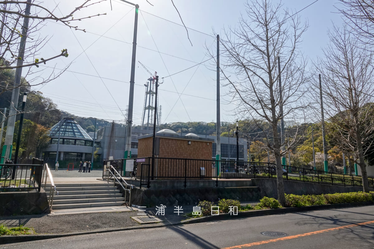 神明第2公園・入口付近(撮影日:2025.04.09)