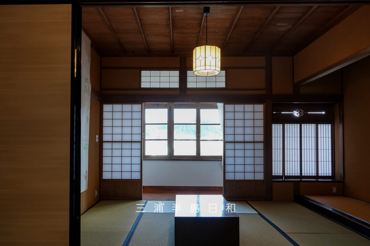 旧本多邸（旧本多家住宅主屋）・2階次の間より客間を望む（撮影日：2024.07.14）