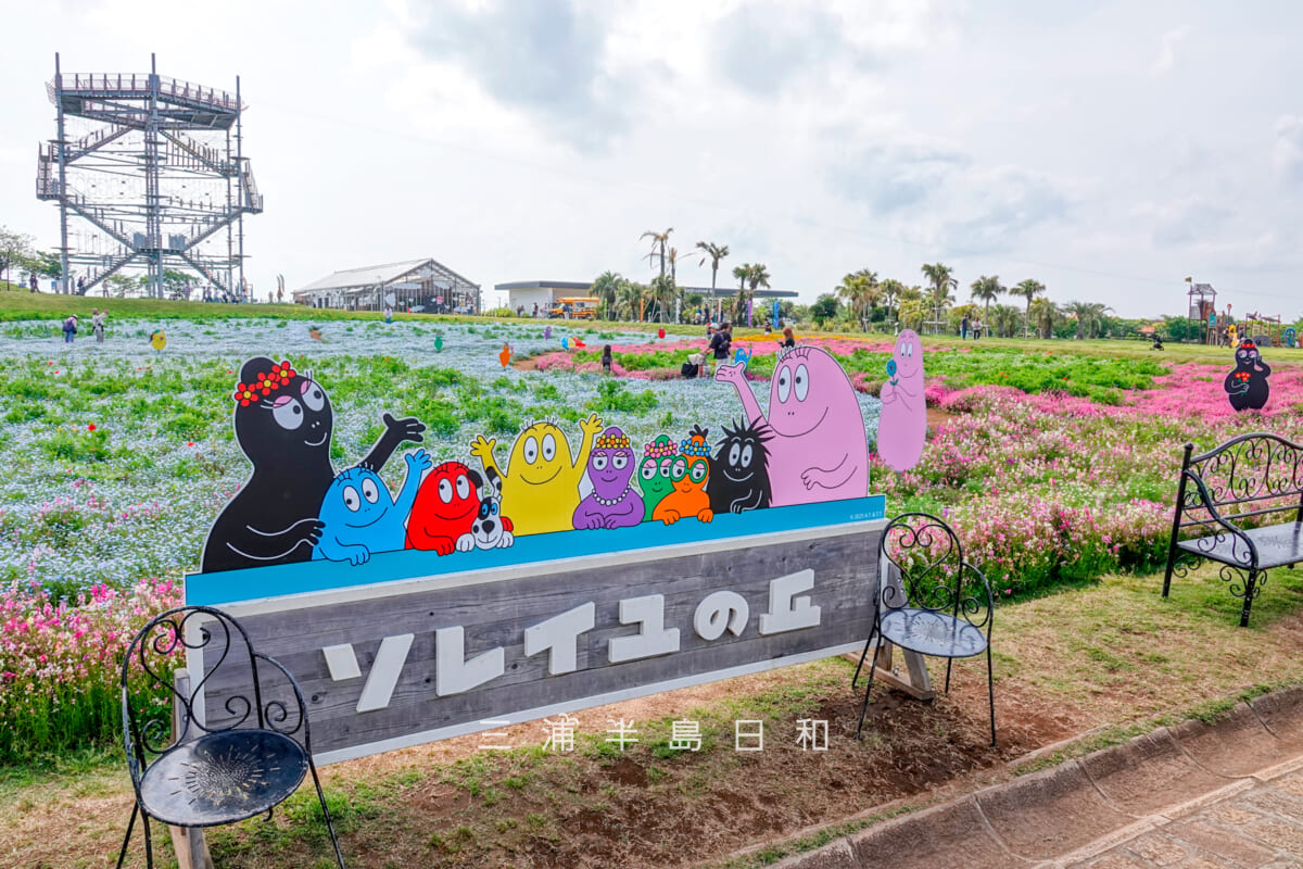 長井海の手公園 ソレイユの丘・ソレイユの丘20周年×バーバパパ55周年フォトスポット(撮影日:2025.05.01)