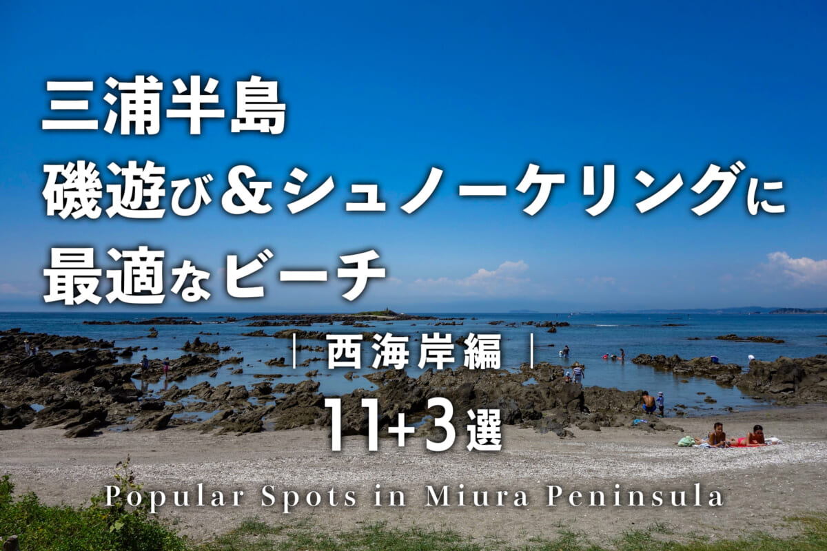 三浦半島西海岸-磯遊び＆シュノーケリングに最適なビーチ