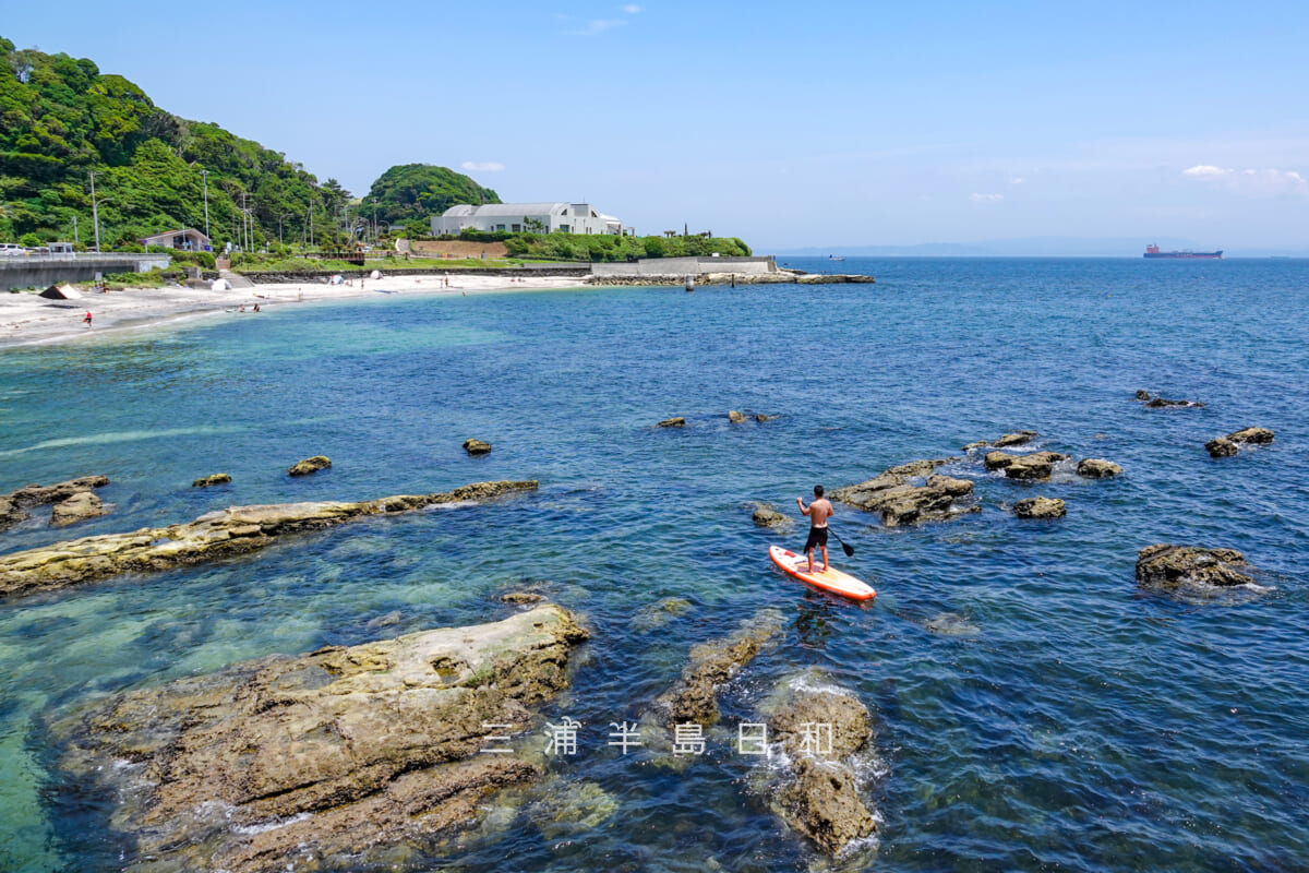 たたら浜・観音崎大橋側の岩場(撮影日:2025.06.19)