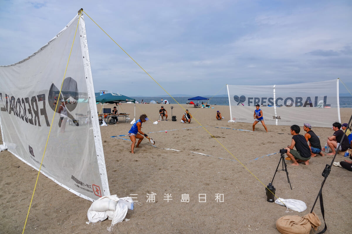 三浦海岸海水浴場(MIURA FUN BEACH)・フレスコボールミウラカップ試合風景-2(撮影日:2025.07.12)