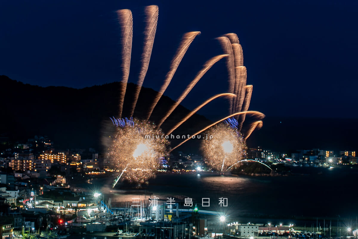 葉山海岸HANABI-森戸会場-01※強風と風向きのため規模を縮小して開催（撮影日：2025.07.25）