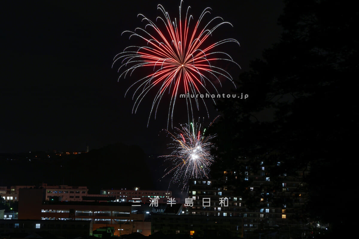 陸上自衛隊久里浜駐屯地納涼祭花火大会-1(撮影日:2024.07.24)