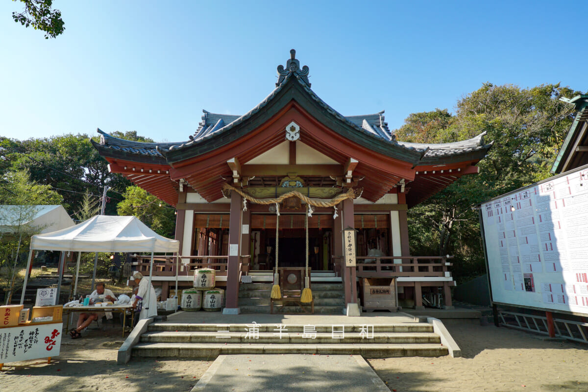 森山神社・社殿（撮影日：2025.08.31）