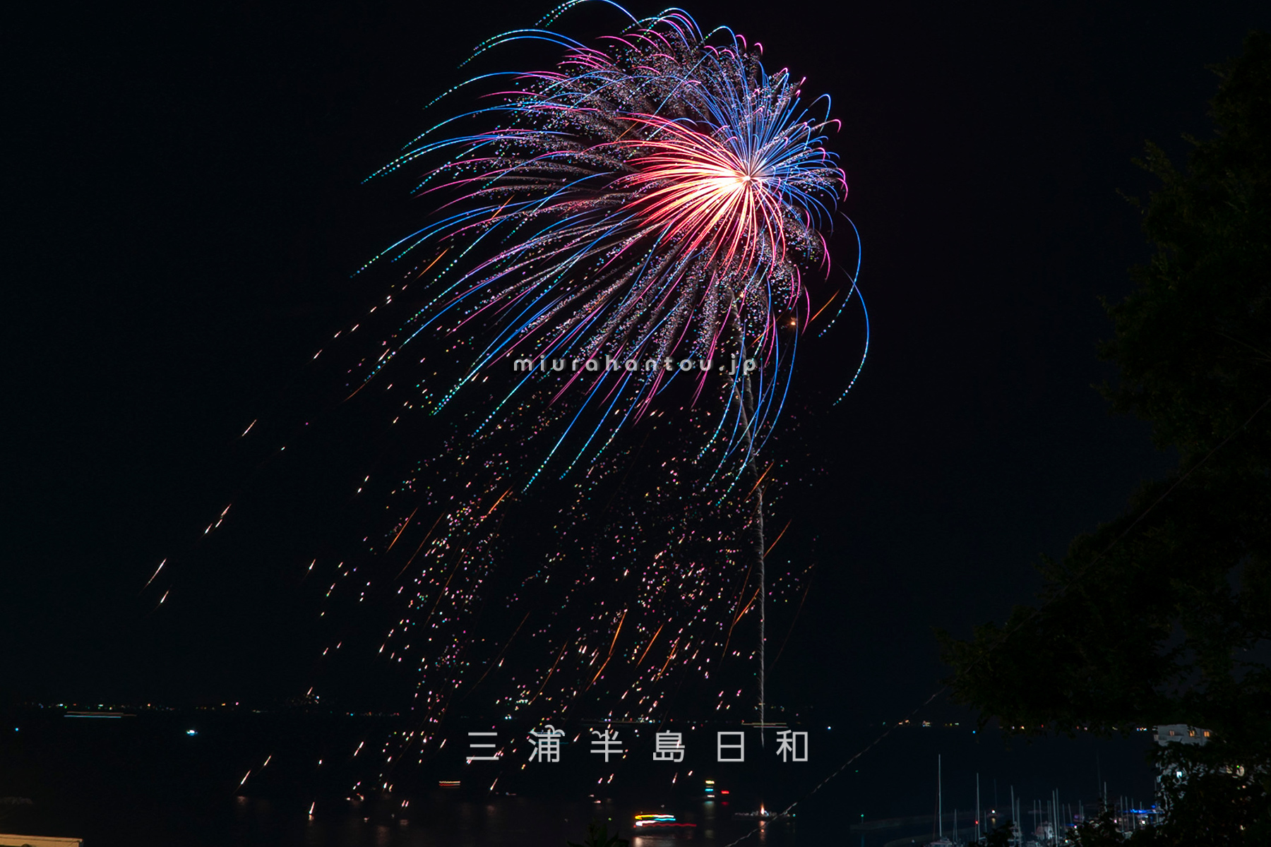 浦賀みなと祭花火大会-01（撮影日：2025.08.23）