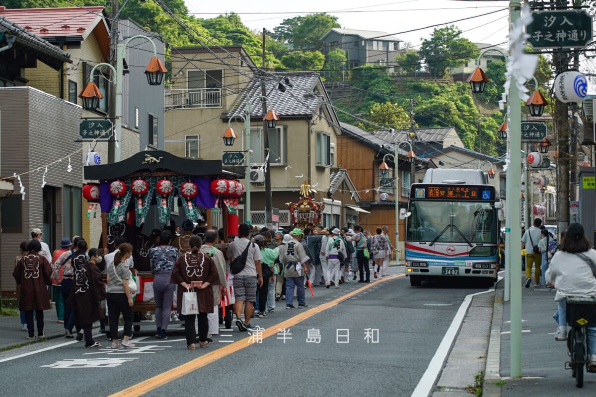 子之神社（汐入町）-例大祭・神輿渡御（宮元町内会）（撮影日：2024.06.01）