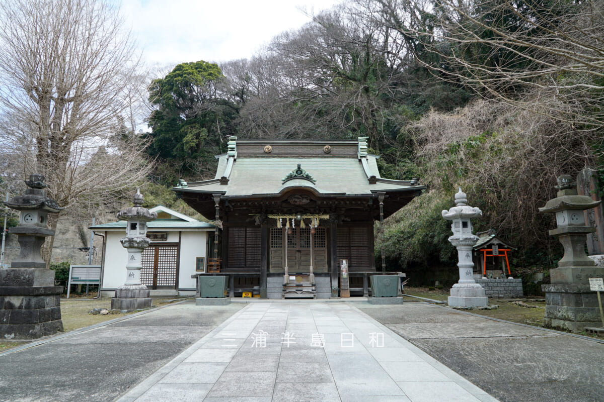 田浦神明社・社殿(撮影日:2025.03.11)