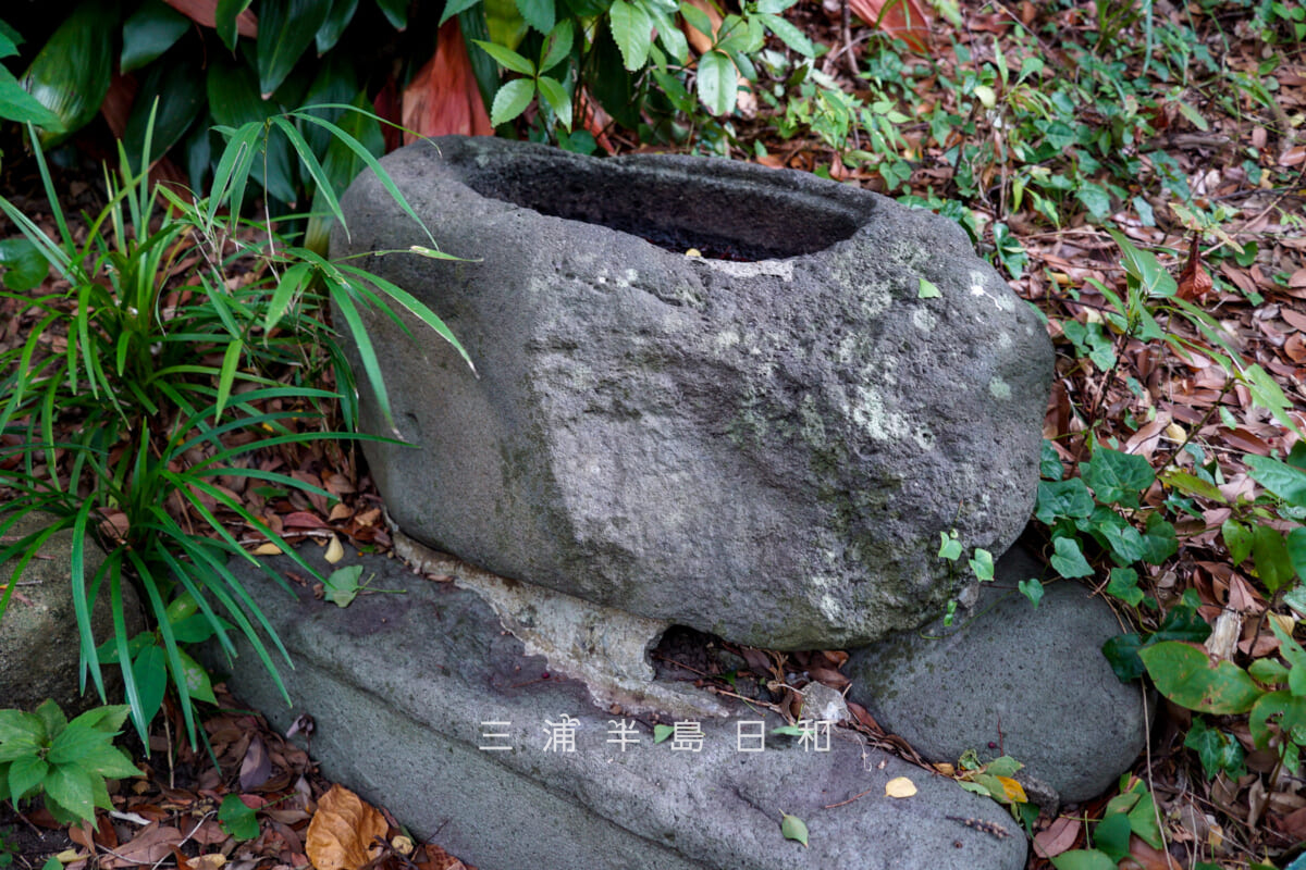 深田神明社・手水鉢(撮影日:2025.10.09)