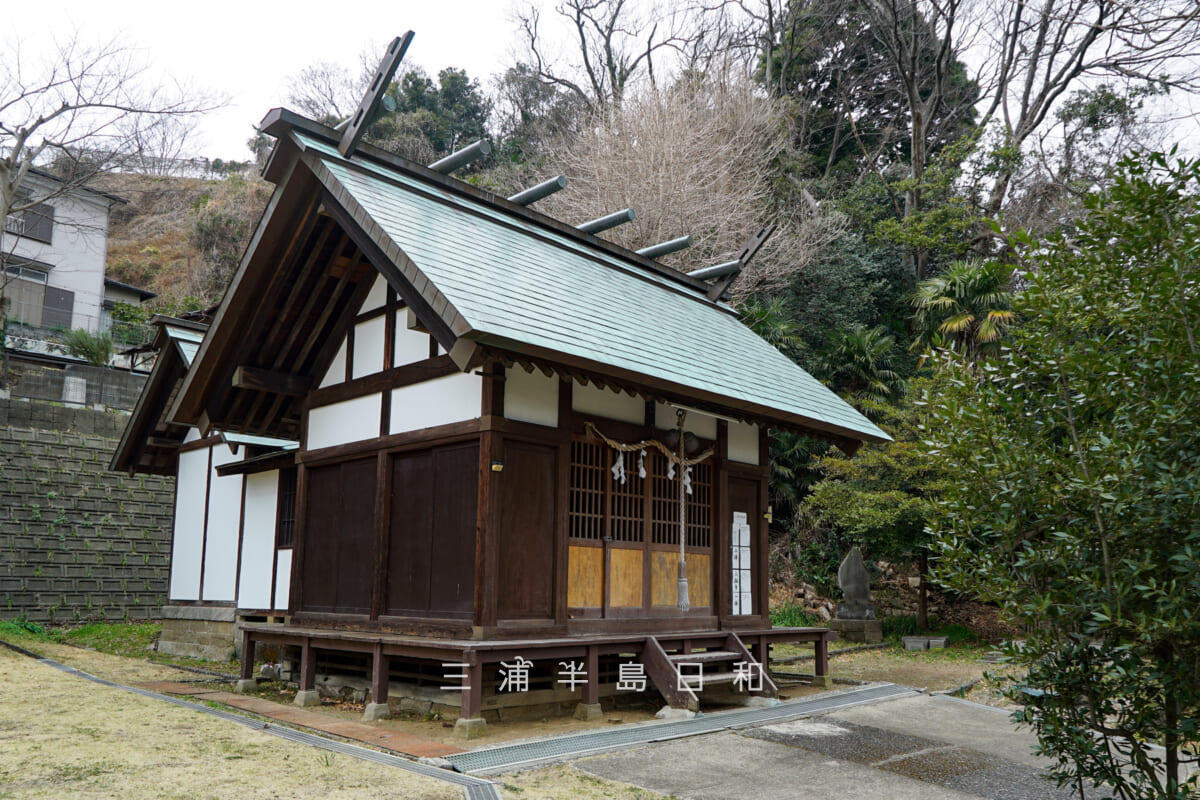 田ノ浦神明社(長浦神社)・社殿(撮影日:2025.03.11)