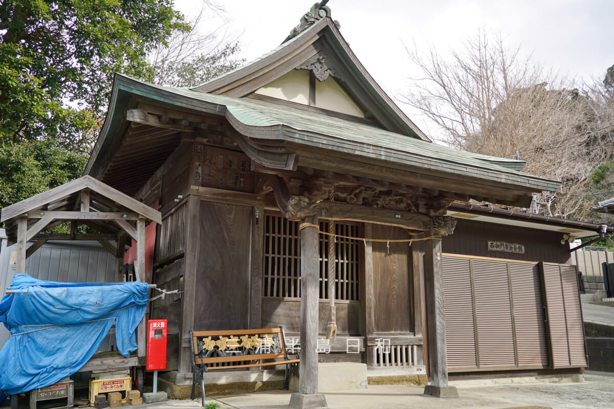 八雲神社（西御門）・社殿（撮影日：2024.02.02）