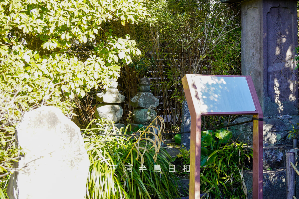 常栄寺・桟敷尼と左衛門尉裕信の墓(撮影日:2026.01.22)