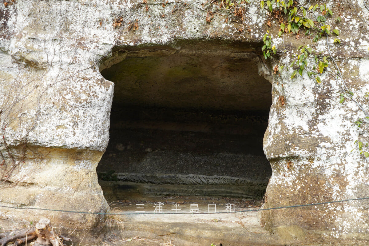 大町釈迦堂口遺跡・唐糸やぐら（撮影日：2026.02.27）