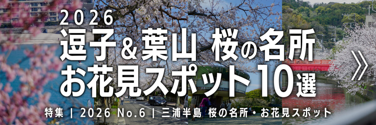 【2026 No.6】特集 | 逗子＆葉山桜の名所・お花見スポット
