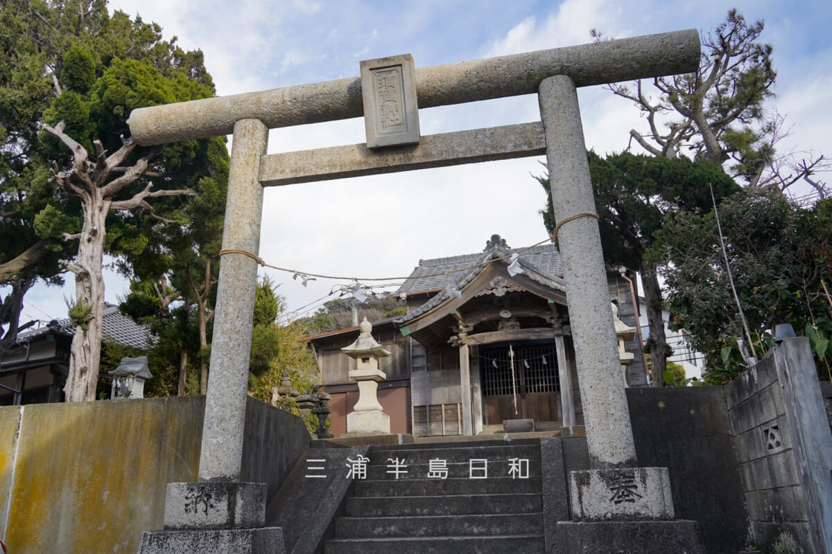 須賀神社（堀内）・鳥居（撮影日：2026.01.22）