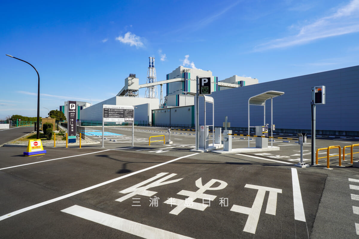 JERA park YOKOSUKA・「ふれあいグラウンド」横の第1駐車場(撮影日:2026.02.10)