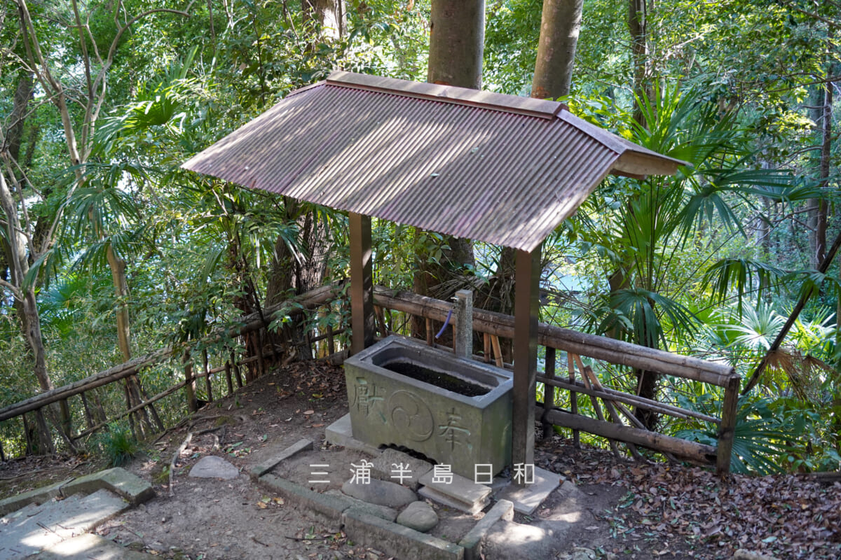 熊野神社（浄明寺）・手水舎（撮影日：2026.02.03）