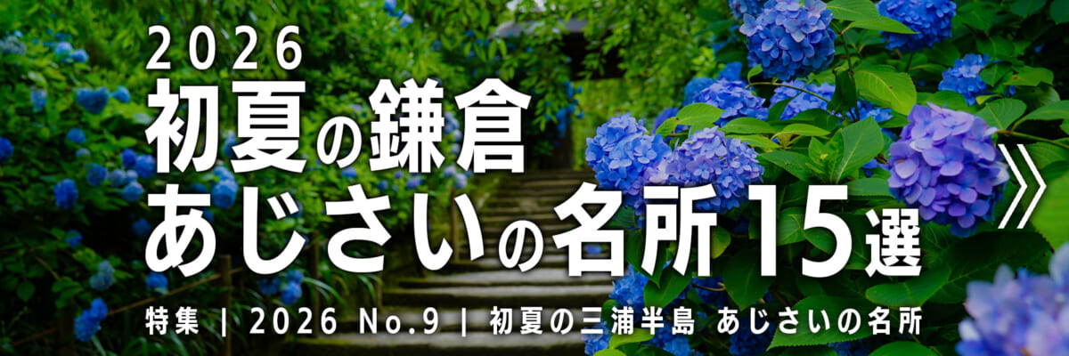 【2026 No.9】特集 | 鎌倉あじさいの名所