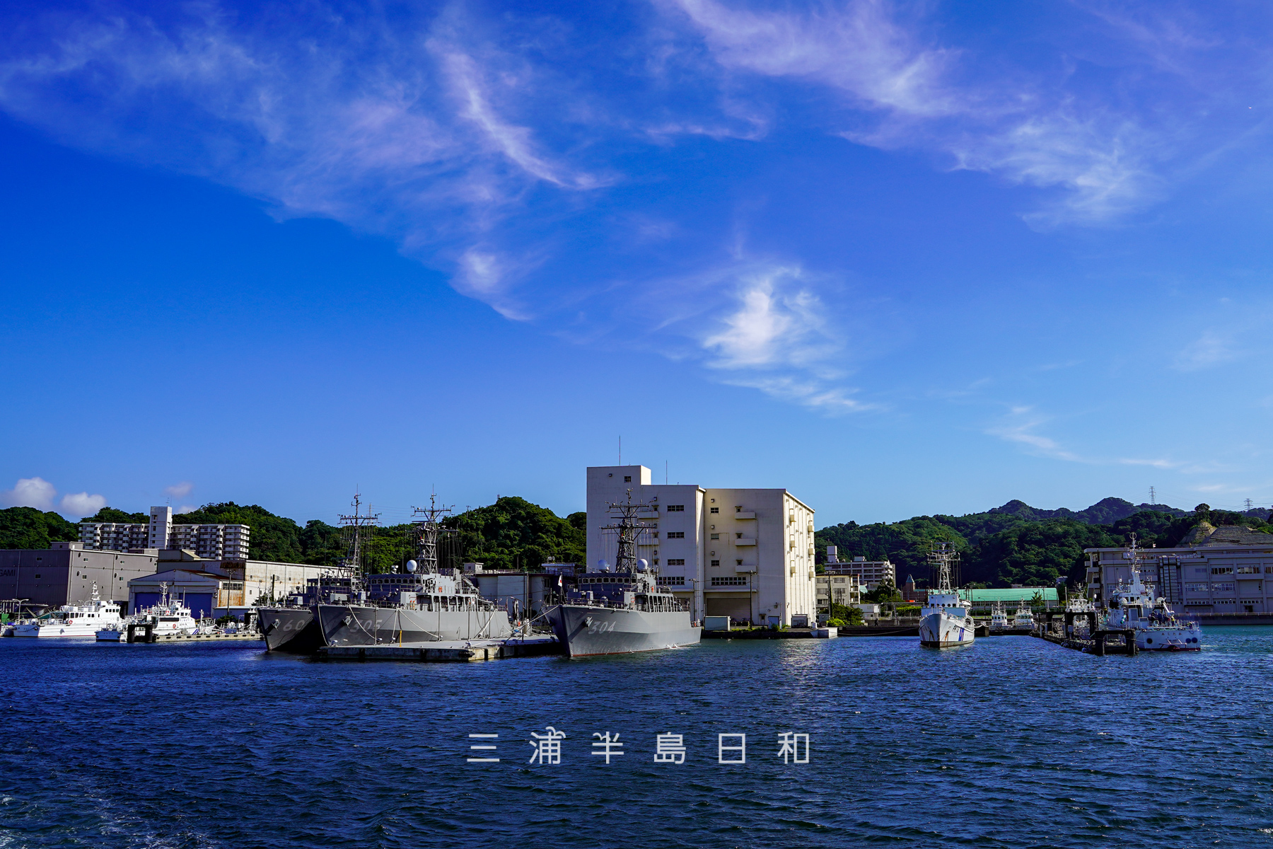 海上自衛隊田浦地区（長浦港）・海上自衛隊艦船補給処、他（撮影日：2022.08.10）