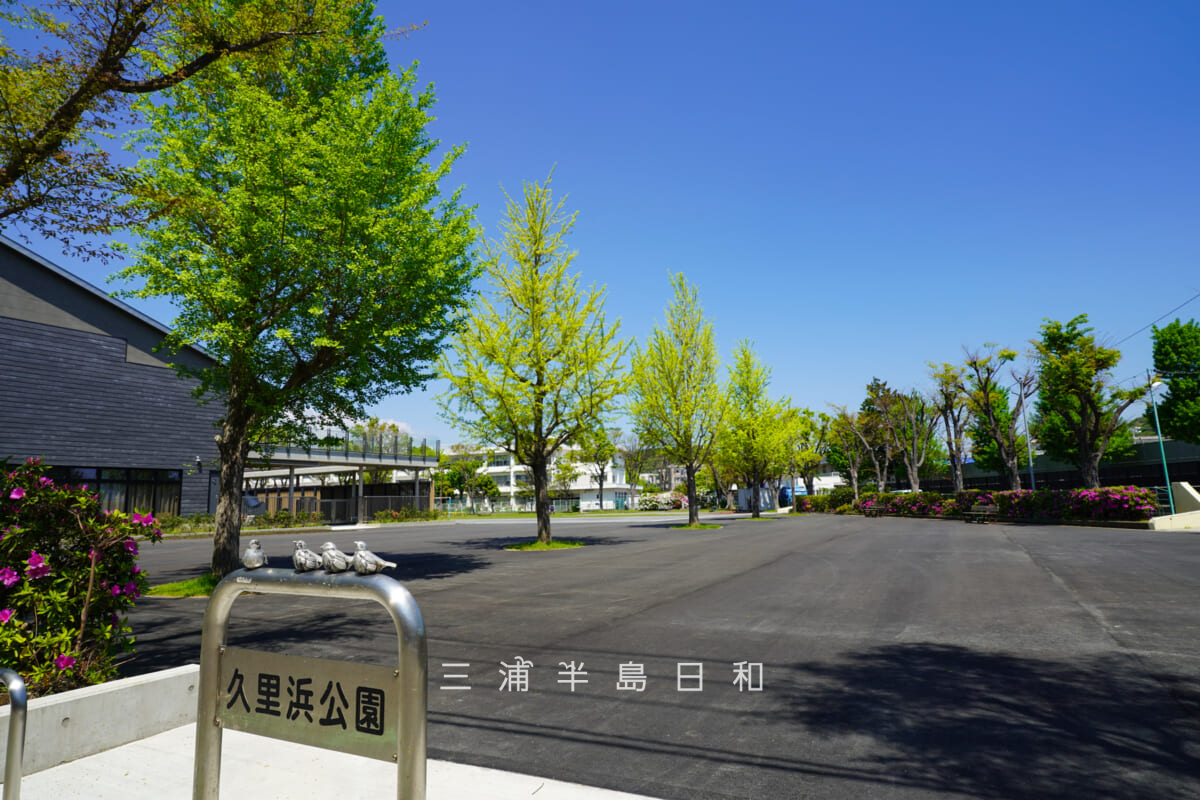 久里浜公園・西側の入口付近(撮影日:2026.04.16)