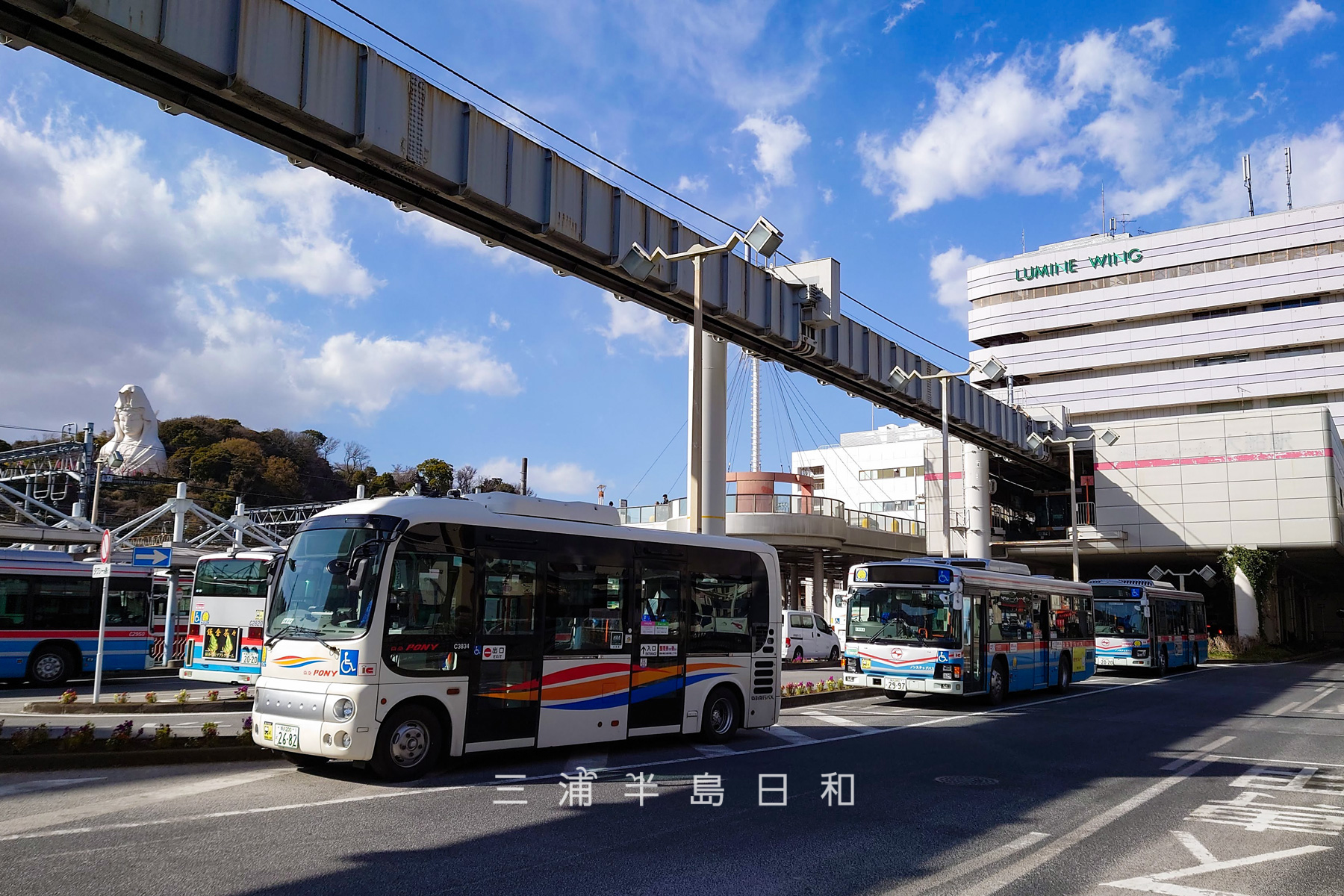 大船駅東口交通広場（2026年5月で京急バスの路線バスの乗り入れは廃止）（撮影日：2024.03.18）