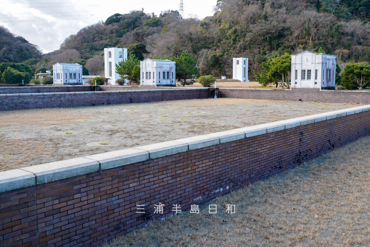 旧横須賀軍港水道(横須賀市上下水道局)逸見浄水場・登録有形文化財の建築群(撮影日:2025.12.26)