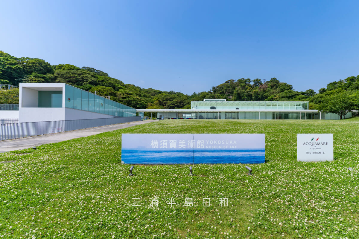 横須賀美術館・海の広場と本館(撮影日:2026.06.12)