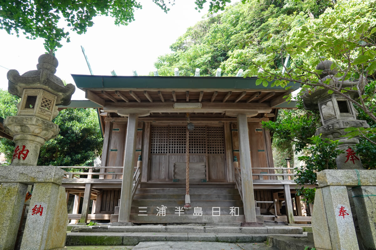 熊野社（佐島）・社殿（撮影日：2026.07.31）