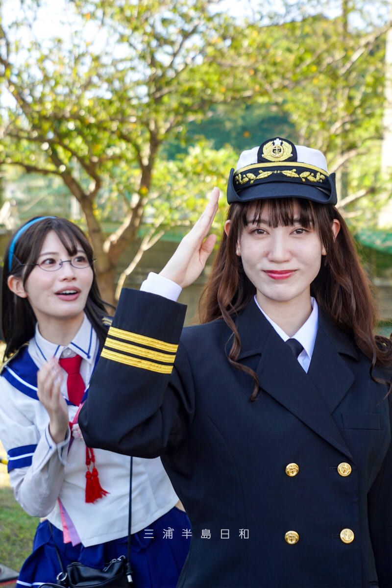 海上自衛隊横須賀地方隊オータムフェスタ2026・艦これ-艦娘遊撃隊-足柄（演：澤田美紀さん）と大淀（演：半澤楓さん）[タテ]（撮影日：2026.10.10）